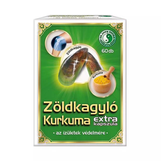 Dr Chen Zöldkagyló Kurkuma Extraktum kapszula 60x