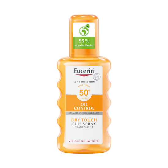 Eucerin Sun Oil Control Dry Touch Színtelen napozó spray FF50+ 200ml (régi név: Sun Sensitive Protect)