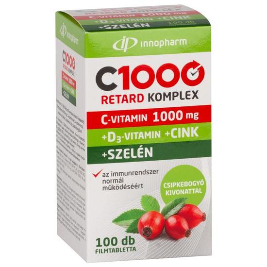 InnoPharm C1000 Retard Komplex étrend-kiegészítő filmtabletta 100x