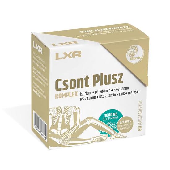 LXR Csont Plusz Komplex rágótabletta 60x