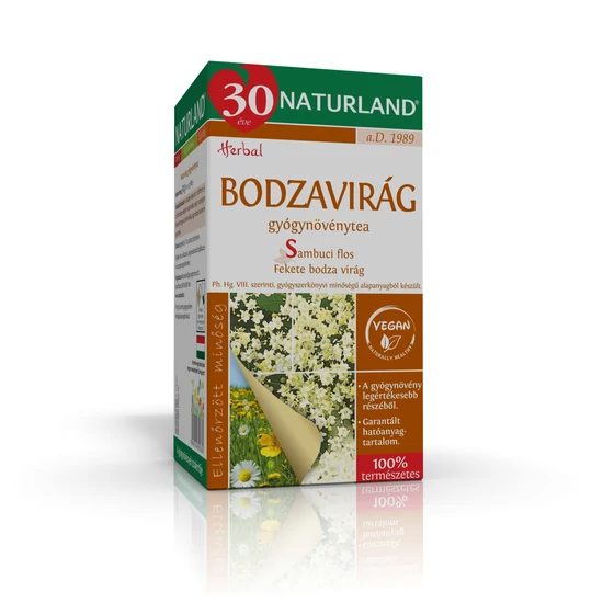 Naturland Bodzavirág gyógynövénytea 25x1g