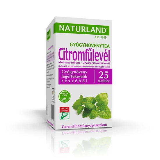 Naturland Citromfűlevél gyógynövénytea 25x1g