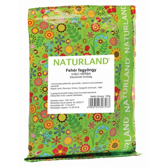 Naturland Fehér fagyöngy gyógynövénytea 100g