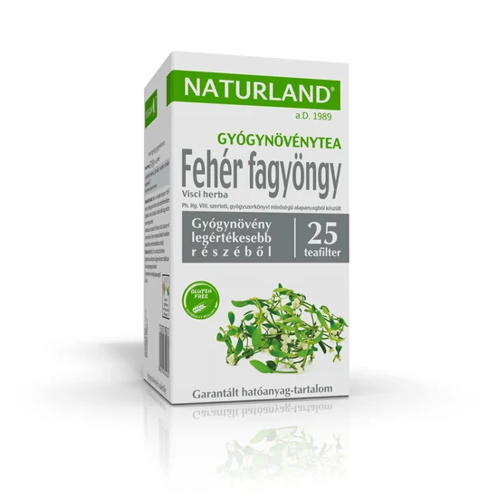 Naturland Fehér fagyöngy gyógynövénytea 25x1,5g