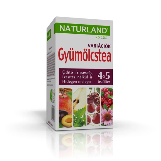 Naturland Gyümölcstea-variációk 4x5x2g
