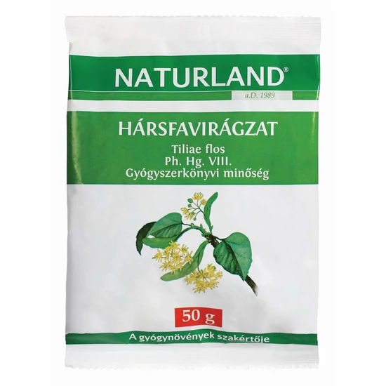 Naturland Hársfavirág gyógynövénytea 50g