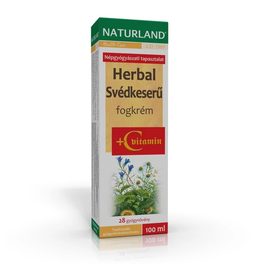 Naturland Herbal Svédkeserű fogkrém + C-vitamin 100ml