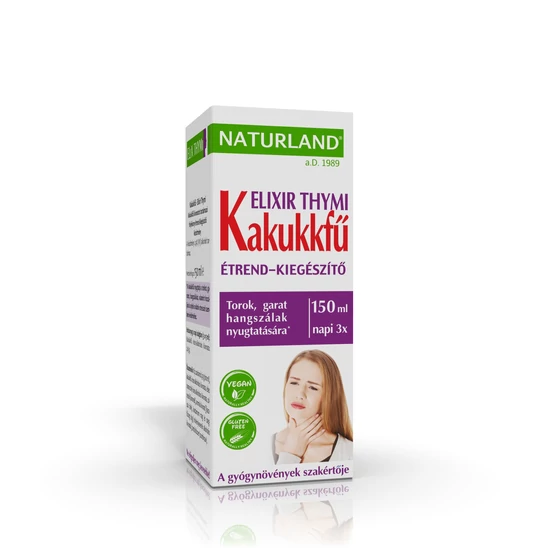 Naturland Kakukkfű - Elixir Thymi folyékony étrend-kiegészítő készítmény 150ml
