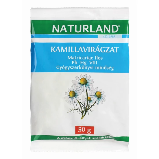 Naturland Kamillavirág gyógynövénytea 50g