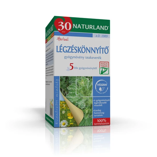 Naturland Légzéskönnyítő gyógynövény teakeverék 20x1,5 g