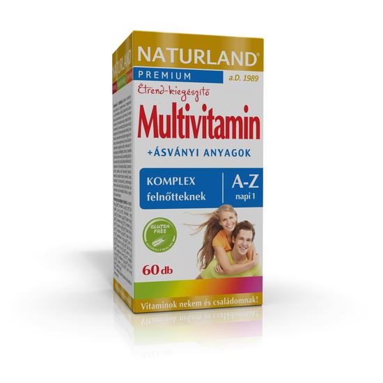Naturland Multivitamin A-Z tabletta 60x
