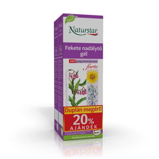 Naturstar Feketenadálytő gél forte parabénmentes DUPLA 2x60ml