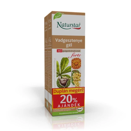 Naturstar Vadgesztenye gél forte parabénmentes DUPLA 2x60ml