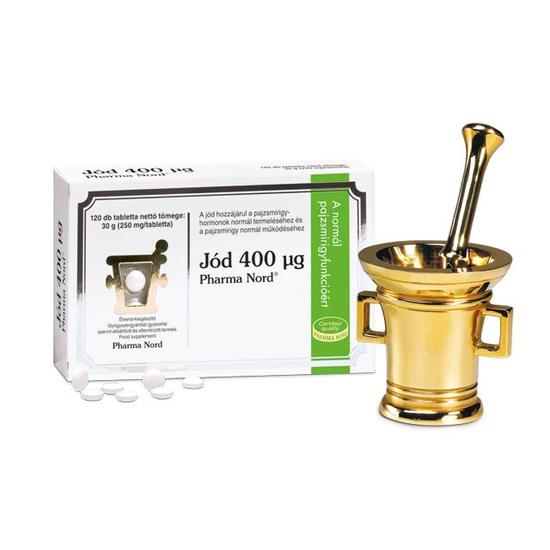 Pharma Nord Jód 400 µg tabletta 120x