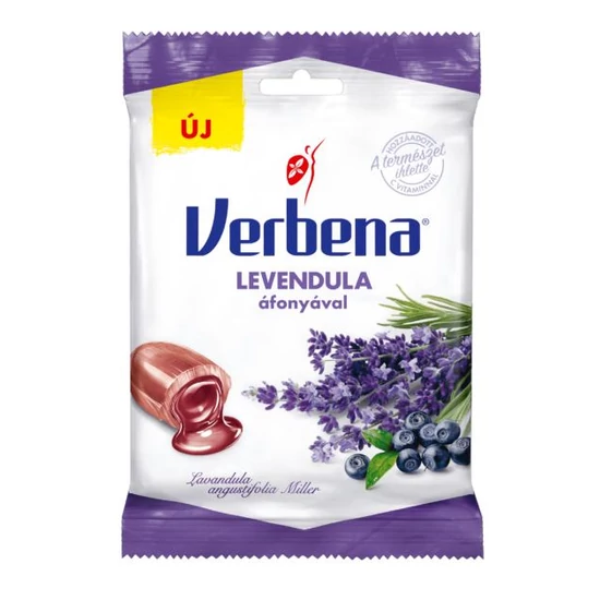 Verbena Levendula Áfonya cukorka 60g