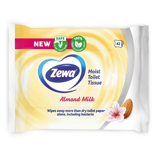 Zewa Almond Milk nedves toalettpapír 42x