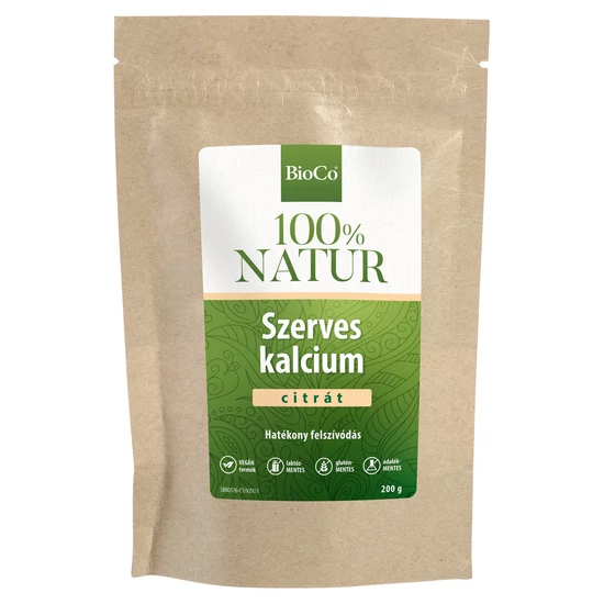 BioCo 100% NATUR Szerves Kalcium tasakos por 200 g