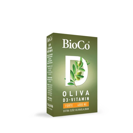 BioCo OLIVA D-vitamin 4000 IU lágyzselatin kapszula 60x