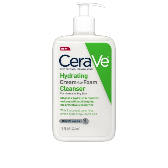 Cerave habzó krémtisztító 473ml