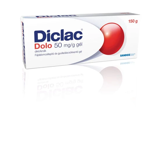 Diclac Dolo 50mg/g gél 150g