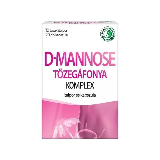 Dr Chen D-Mannose Tőzegáfonya Komplex italpor+kapszula 10x+20x