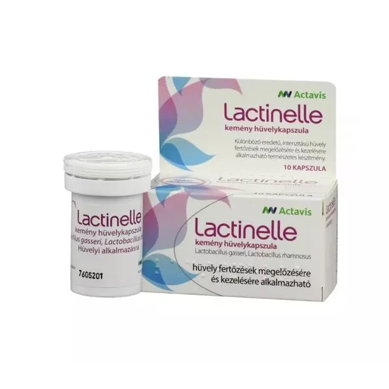 Lactinelle kemény hüvelykapszula 10x