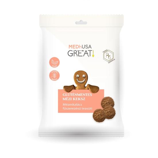 MEDHUSA GREAT! GLUTÉNMENTES MÉZI KEKSZ 55G