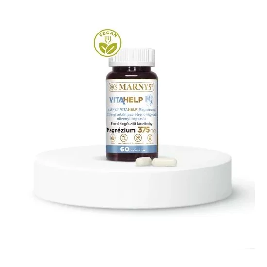 Marnys Vitahelp Magnézium 375mg Vegán kapszula 60x