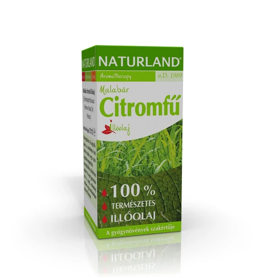 NATURLAND Malabár citromfű illóolaj 10 ml
