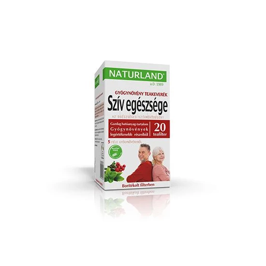 Akciós NATURLAND Szív egészsége gyógynövény teakeverék 20×1,3 g