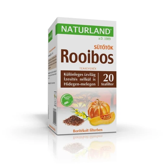 Naturland Rooibos sütőtök teakeverék 20 x 1,5 g