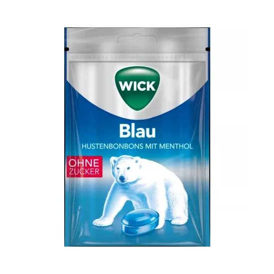 Wick torokcukorka Blau mentolos cukormentes 72g