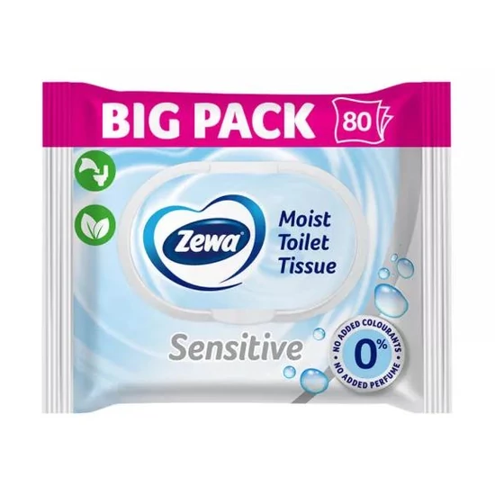 Zewa Sensitive nedves toalettpapír 80x