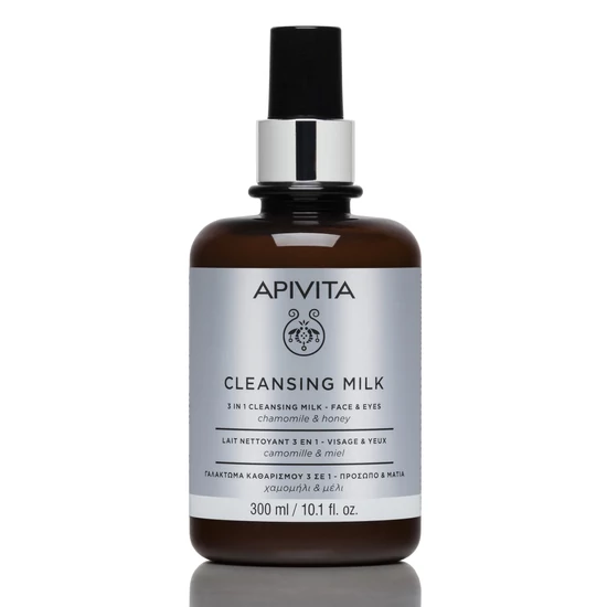 APIVITA 3 in 1 Arctisztító tej minden bőrtípusra 300 ml