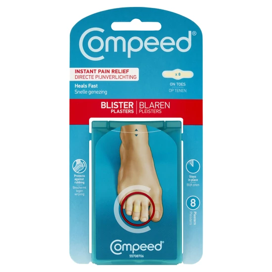 Compeed vízhólyagtapasz lábujjakra 8x