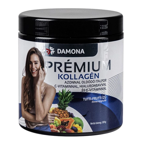 Damona Prémium Kollagén italpor 320g Tutti frutti