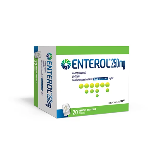 Enterol 250 mg kemény kapszula 20X
