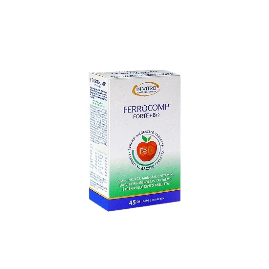 FERROCOMP FORTE + B12 tabletta 45x
