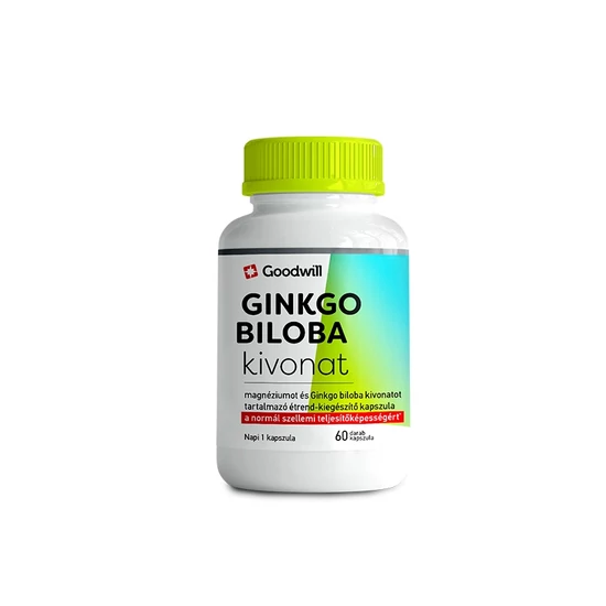 Goodwill Ginkgo biloba kivonat kapszula 60x