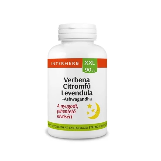 Interherb XXL 90x Verbena&Citromfű&Levendula&Ashwagandha tabletta