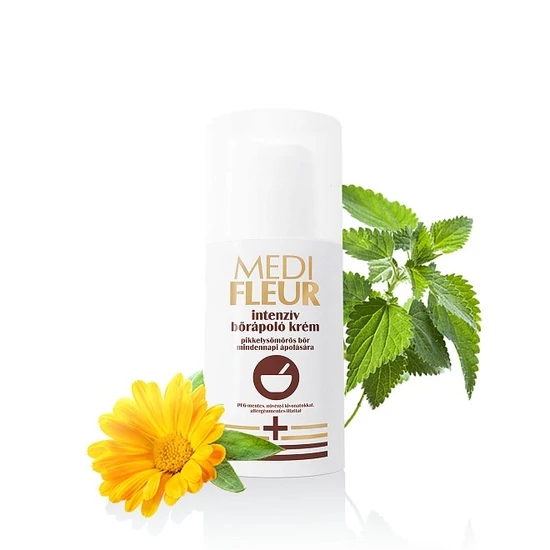 MEDIFLEUR intenzív bőrápoló krém pikkelysömörös bőr mindennapi ápolására 100ml