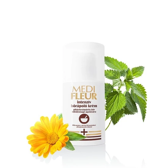 MEDIFLEUR intenzív bőrápoló krém pikkelysömörös bőr mindennapi ápolására 50ml