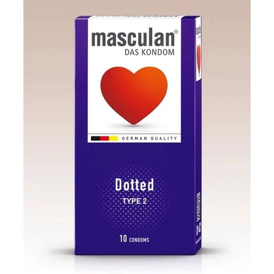 Masculan -2- Dotted óvszer 10x