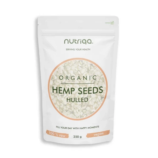 Akciós Nutriqa Bio Hántolt Kendermag 250g