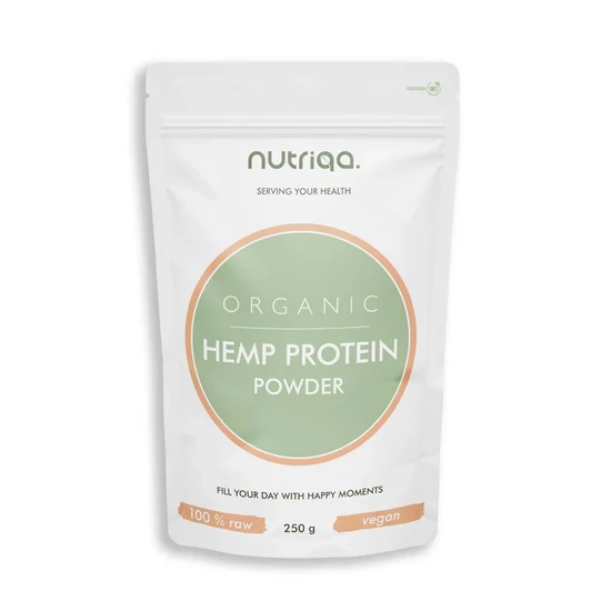 Nutriqa Bio Kendermag Fehérje Por 250g
