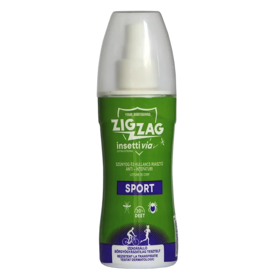 Zig Zag SPORT Szúnyog- és kullancsriasztó permet 100 ml illatmentes