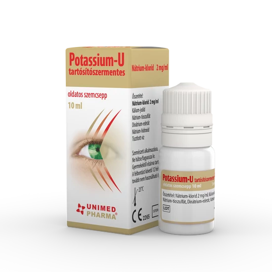 Potassium-U tartósítószer mentes szemcsepp 10ml