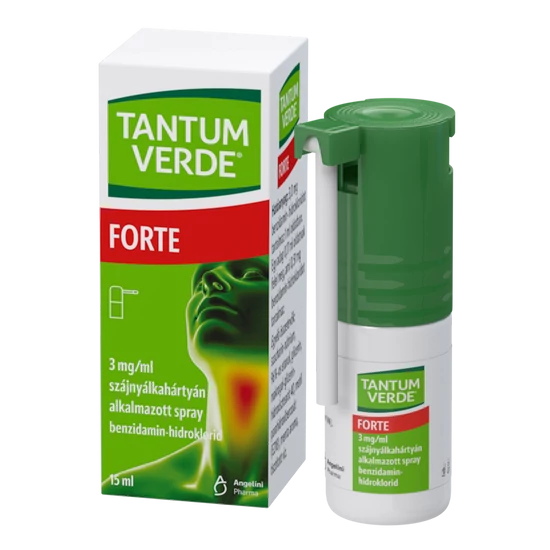 Tantum Verde Forte 3 mg/ml szájnyálkahártyán alkalmazott spray 15ml