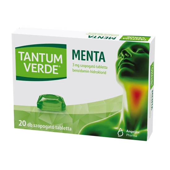 Tantum Verde menta 3 mg szopogató tabletta  20x