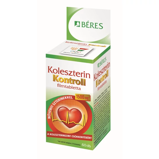 Béres Egészségtár Koleszterin Kontroll 60x